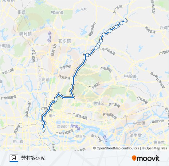公交广从2路的线路图