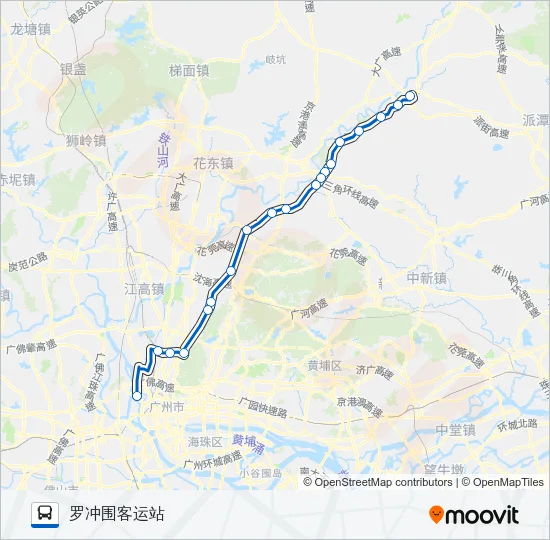 广从3路 Bus Line Map