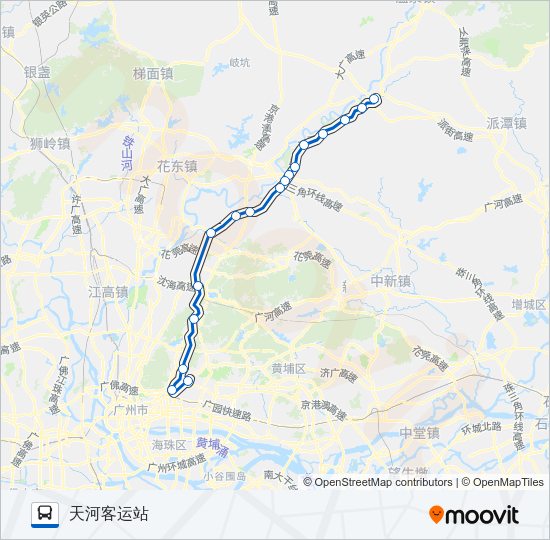 公交广从4路的线路图