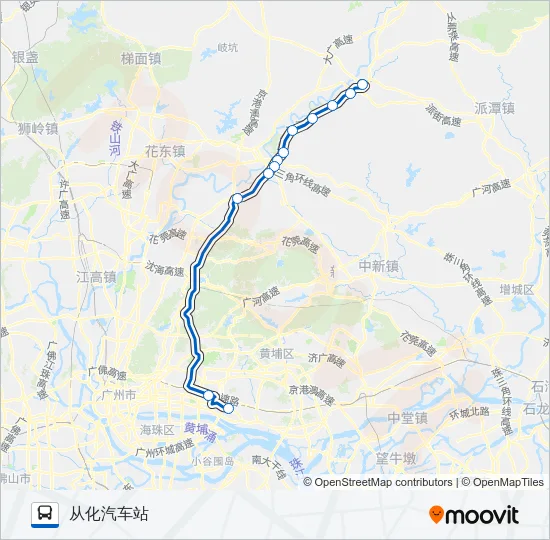 广从6路 Bus Line Map