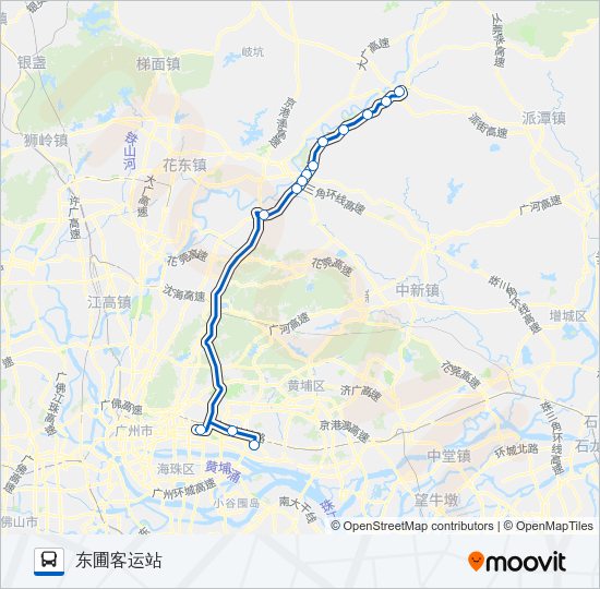 公交广从6路的线路图