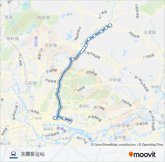 广从6路 Bus Line Map