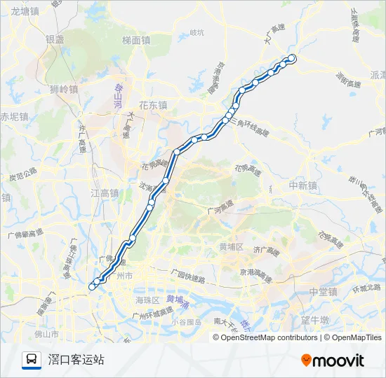 广从9路 Bus Line Map