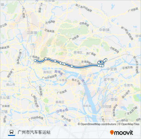广增3路 Bus Line Map