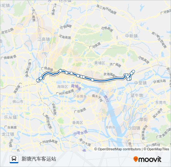 公交广增7路的线路图