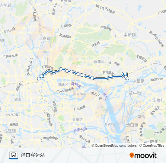 广增7路 Bus Line Map