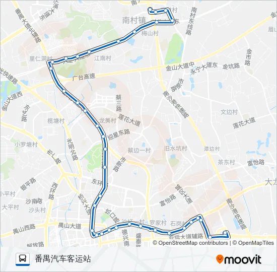 番10路 Bus Line Map