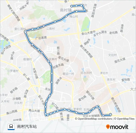 番10路 Bus Line Map