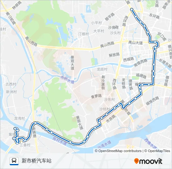 番12路 Bus Line Map