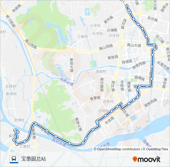 番12路 Bus Line Map