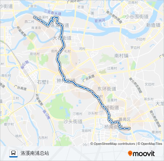 公交番13路的线路图
