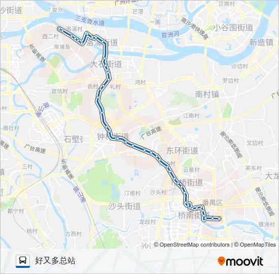 番13路 Bus Line Map