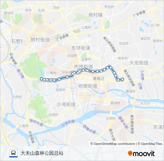 番16路 Bus Line Map