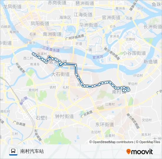 番17路 Bus Line Map