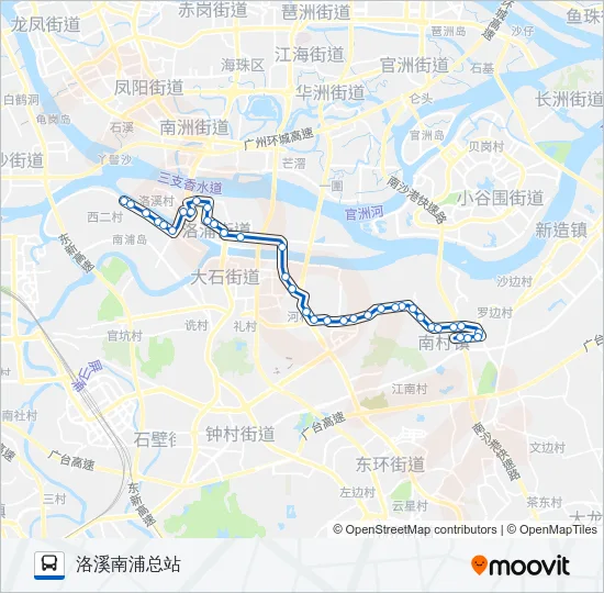 番17路 Bus Line Map