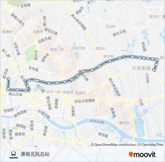 番23路 Bus Line Map
