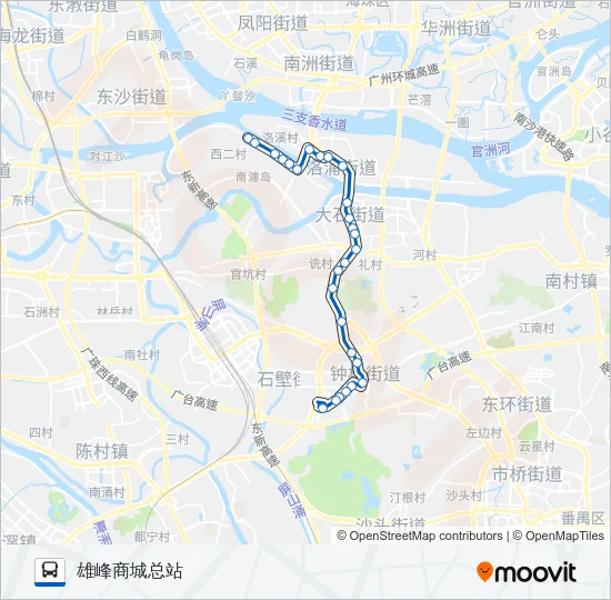 番25路 Bus Line Map