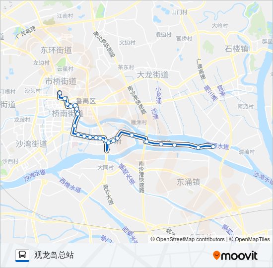 公交番28路的线路图