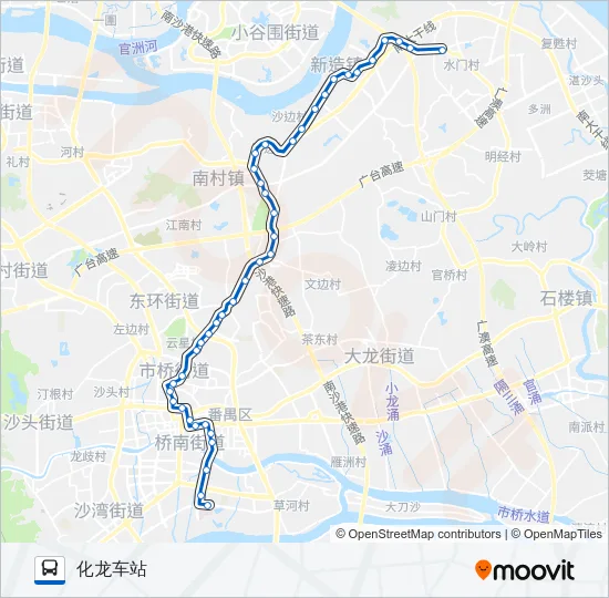 番51路 Bus Line Map