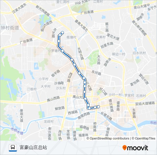 55路公交车路线图太原图片