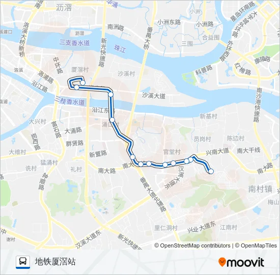 番56路 Bus Line Map