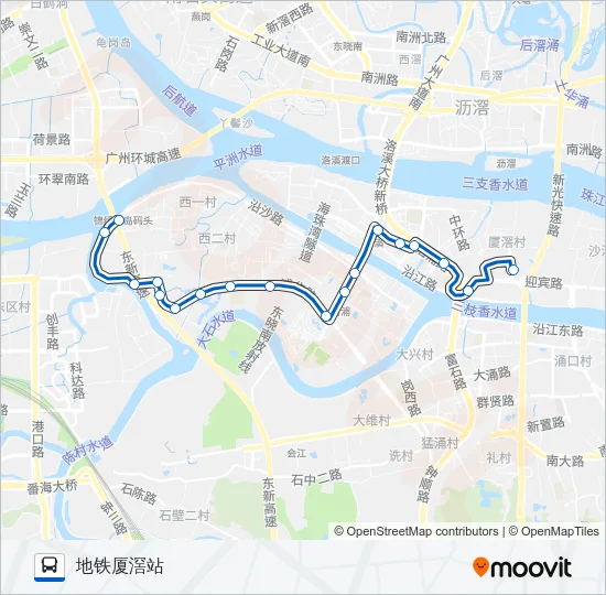 番57路 Bus Line Map