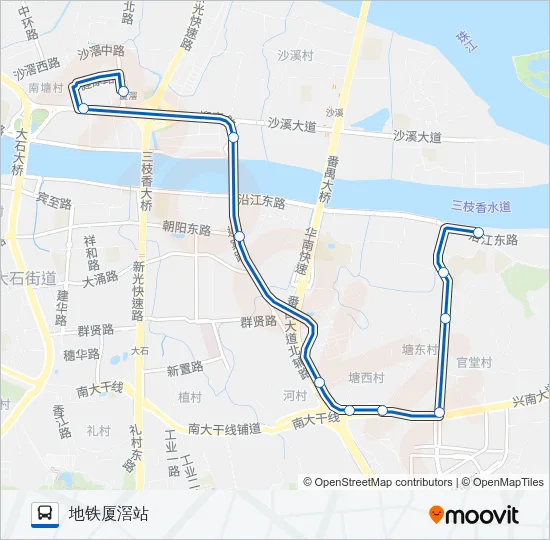 番58路 Bus Line Map