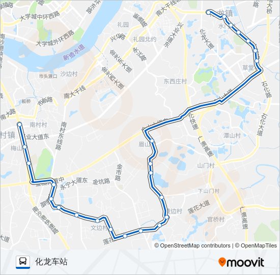 公交番59路的线路图
