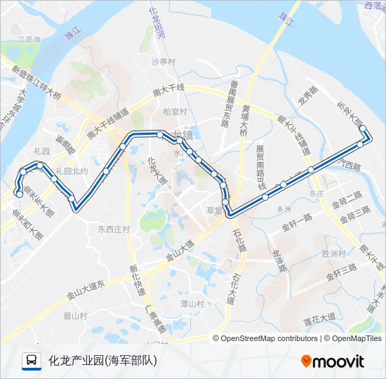 番61路 Bus Line Map