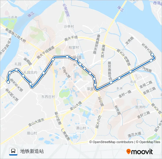 番61路 Bus Line Map