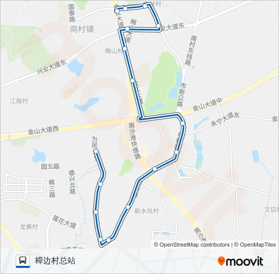 番69路 Bus Line Map