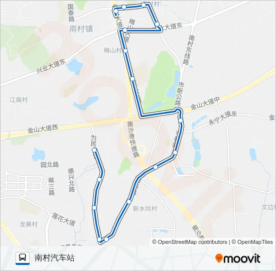 番69路 Bus Line Map