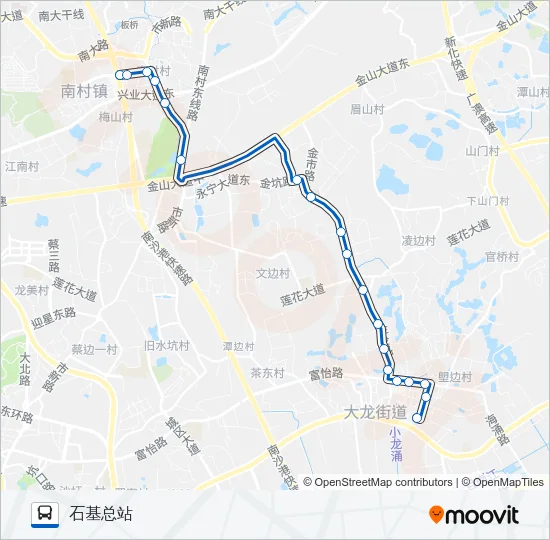 番72路 Bus Line Map