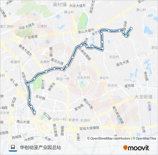 番73路 Bus Line Map