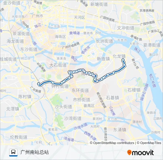 番75路 Bus Line Map