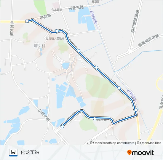 番76路 Bus Line Map