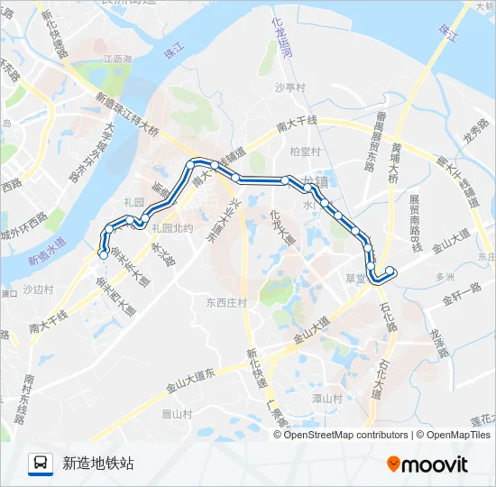 番77路 Bus Line Map
