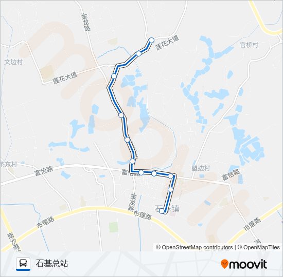 公交番78路的线路图