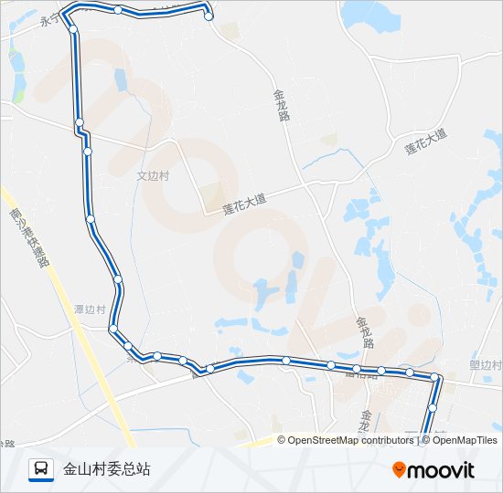 公交番81路的线路图
