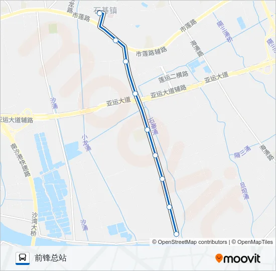 番82路 Bus Line Map