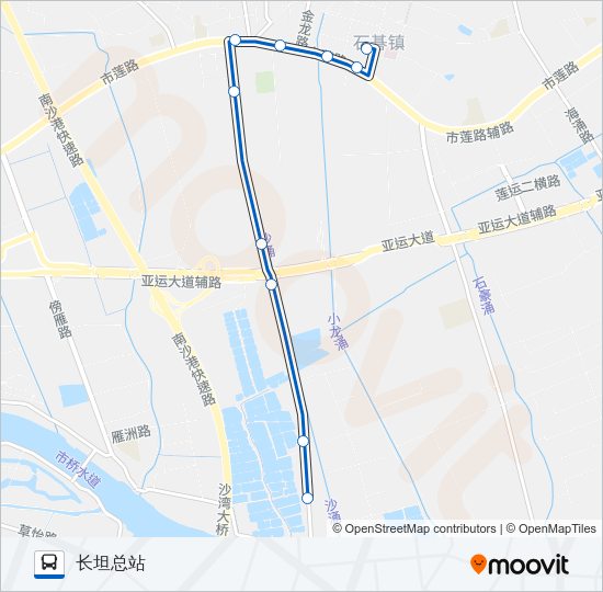 公交番83路的线路图