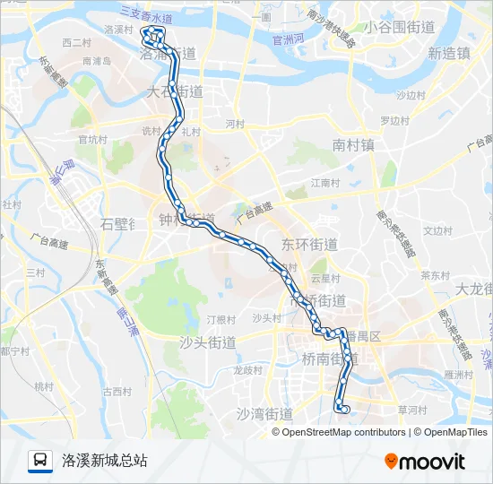 番91路 Bus Line Map