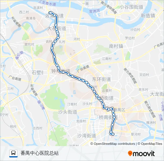 番91路 Bus Line Map