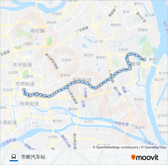 番92路 Bus Line Map