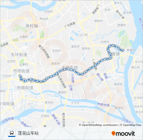 番92路 Bus Line Map