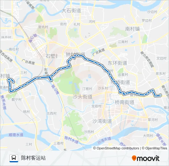 番97路 Bus Line Map
