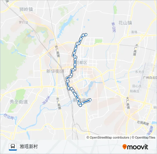 花12路 Bus Line Map