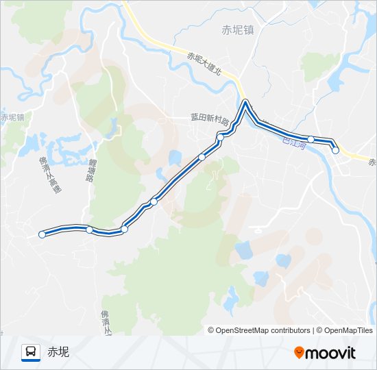公交花15路的线路图