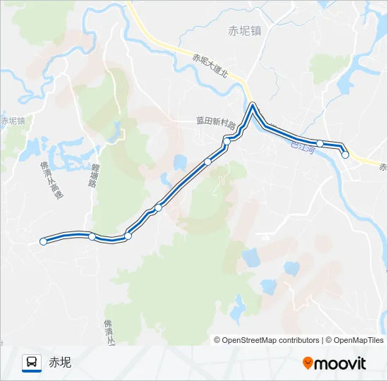 花15路 Bus Line Map