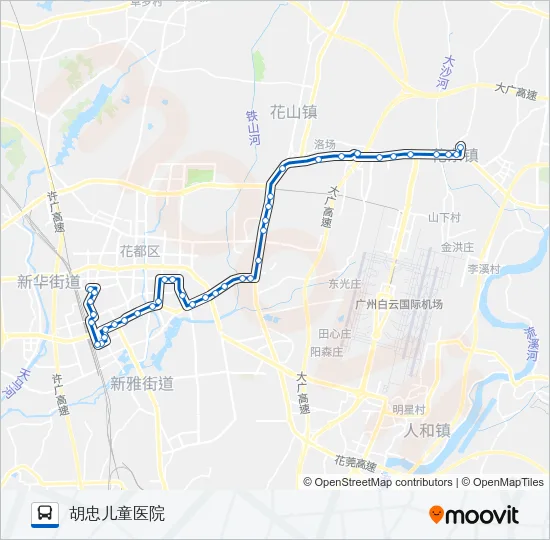 花16路 Bus Line Map